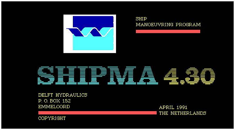 SHIPMA Version 4.30 - Apr 1991