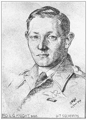 Sketch of Les Knight - 27 Jun 1943