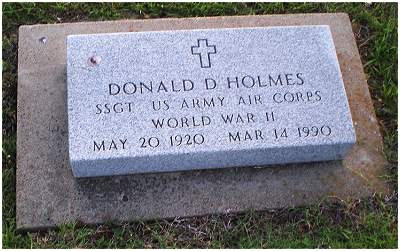 S/Sgt. Donald D. Holmes - Abilene cemetery, KS