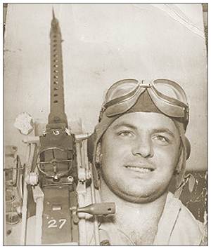 S/Sgt. Joseph Raynond Burke in military pose