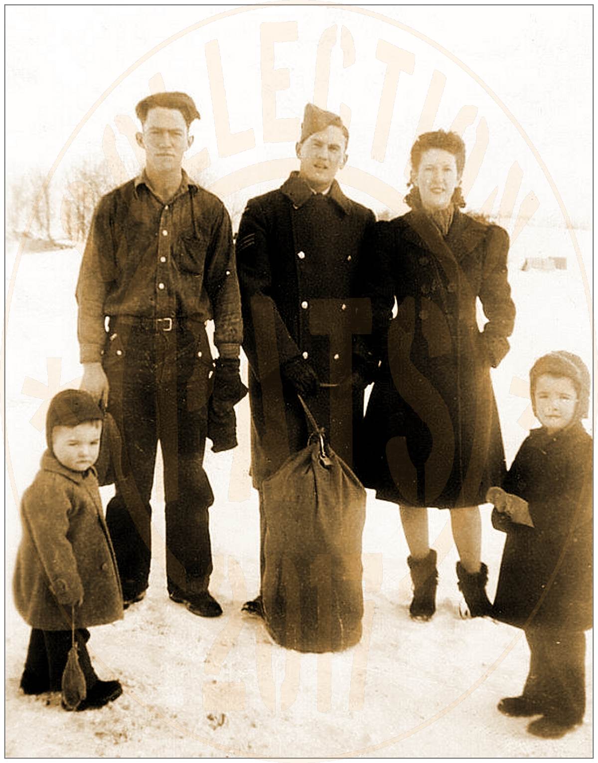 Leslie, Stanley, Carol with nephews Wade and Terry