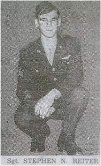 Stephen N. Reiter - Aviation Cadet - local paper - Sharpsburg, PA