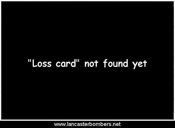 Loss Card - LL293 - 8A-P  - Taylor - via www.lancasterbombers.net