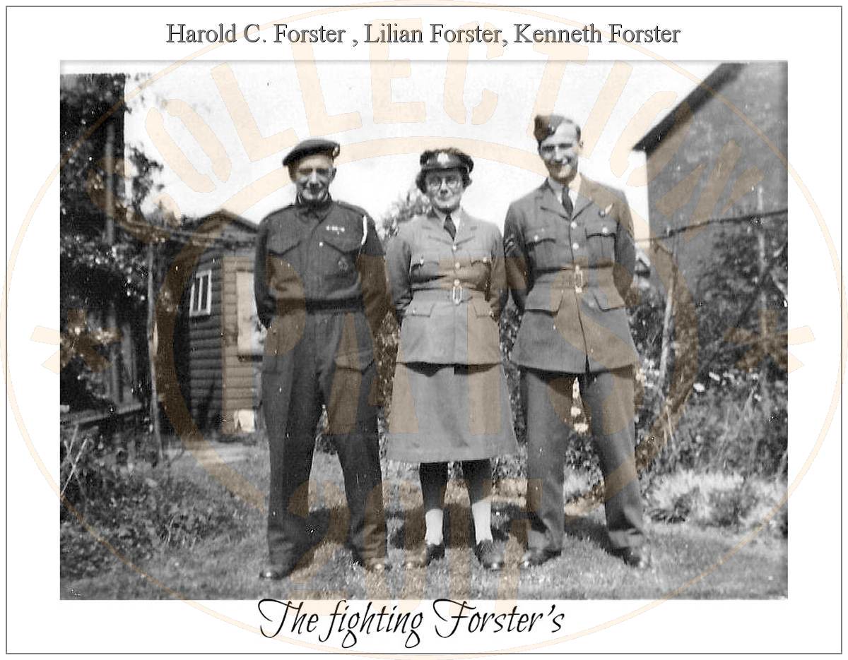 The fighting Forster's - Harold (father), Lillian (sister) and Kenneth