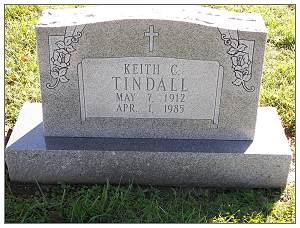 S/Sgt. Keith C. Tindall - Oakdale Cemetery, Lawrence Co., MO