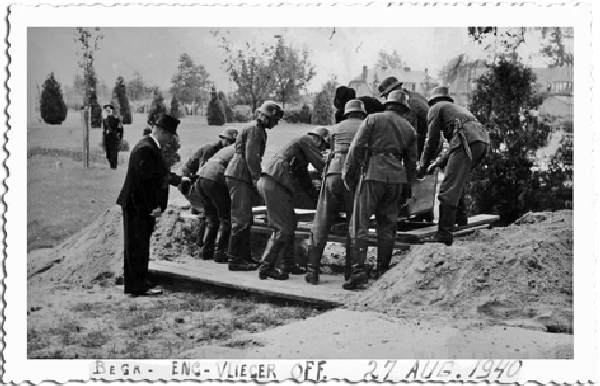 Burial by Germans - P/O. - Pilot - William 'Bill' Frank Tudhope - 27 Aug 1940