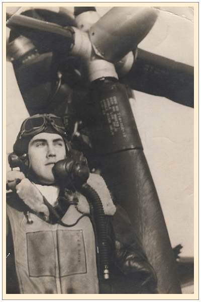 Uncle Ed in front of plane