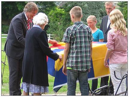 Unveiling AE248 memorial - 03 Jul 2012 - Koudum