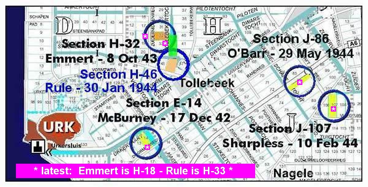 Five Sections E-14, H-32, J-86, J-107 and 'new' H-46