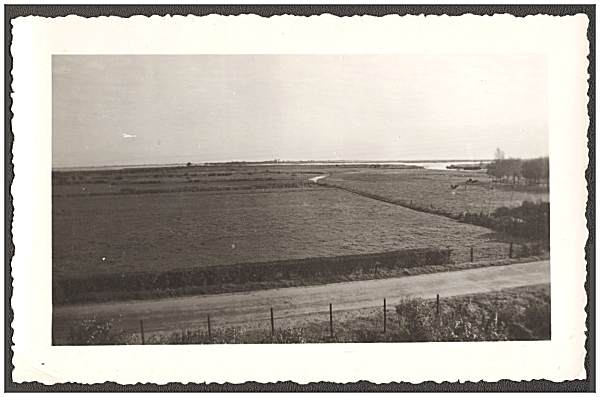 Original photo - view Boschwijde / 't-Veentje towards Ronduite - 1945