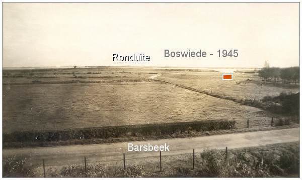 view Boschwijde / 't-Veentje towards Ronduite - 1945
