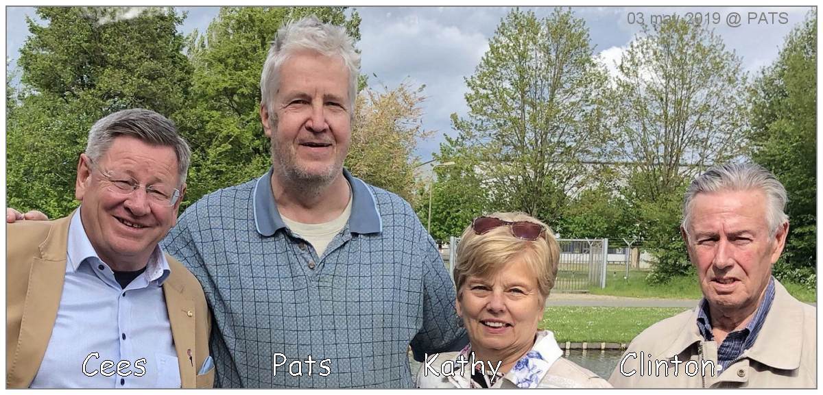 Cees, PATS, Kathy and  Clinton - 03 May 2019