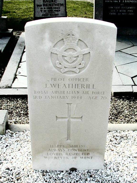 Headstone - Jack Weatherill - Vollenhove